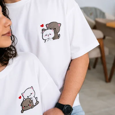 Couple T-Shirts with Custom Initials photo 4