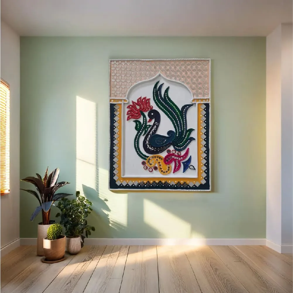 Peacock Harmony Lippan Art