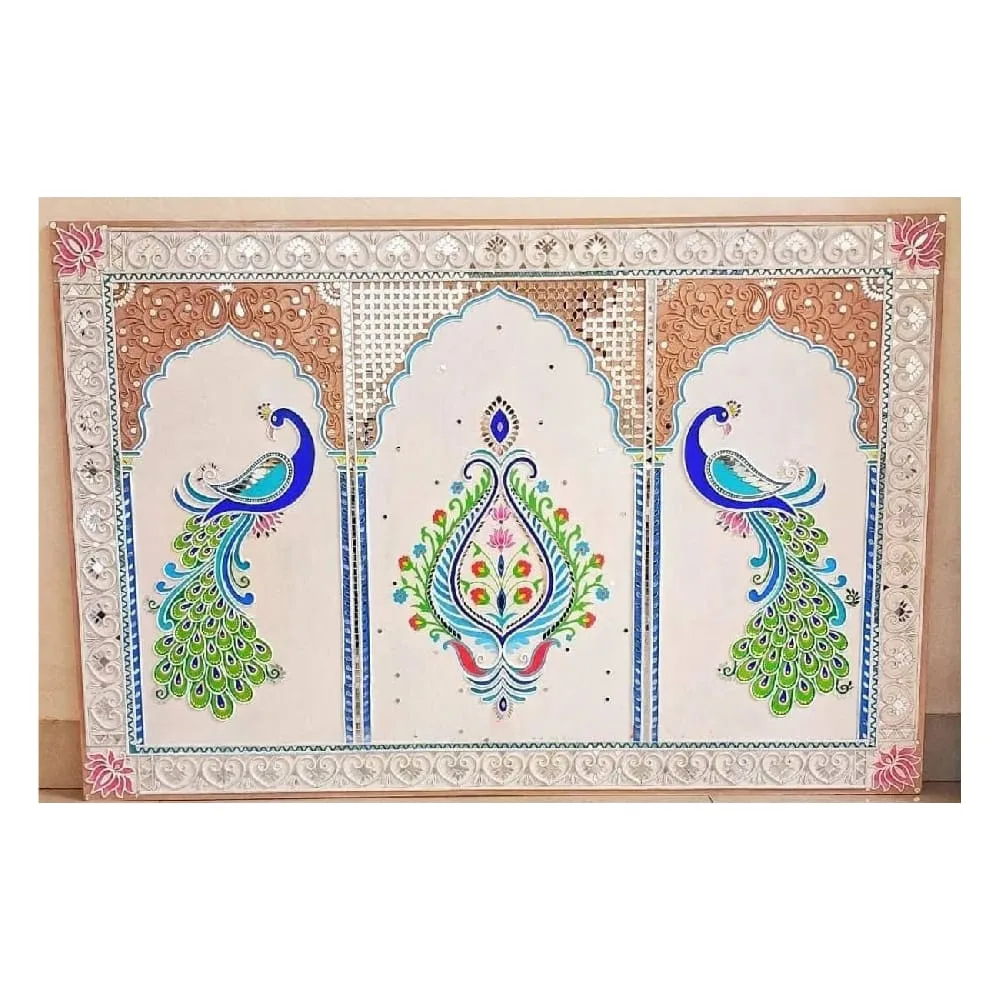 Regal Mayur Jharokha Lippan Art