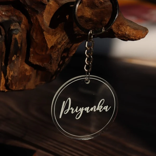 Personalised Acrylic Keychain with Name photo 2
