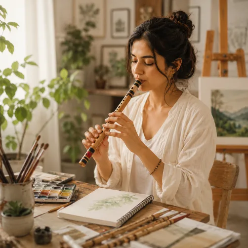 Personalised Bamboo Flute (Bansuri) photo 2